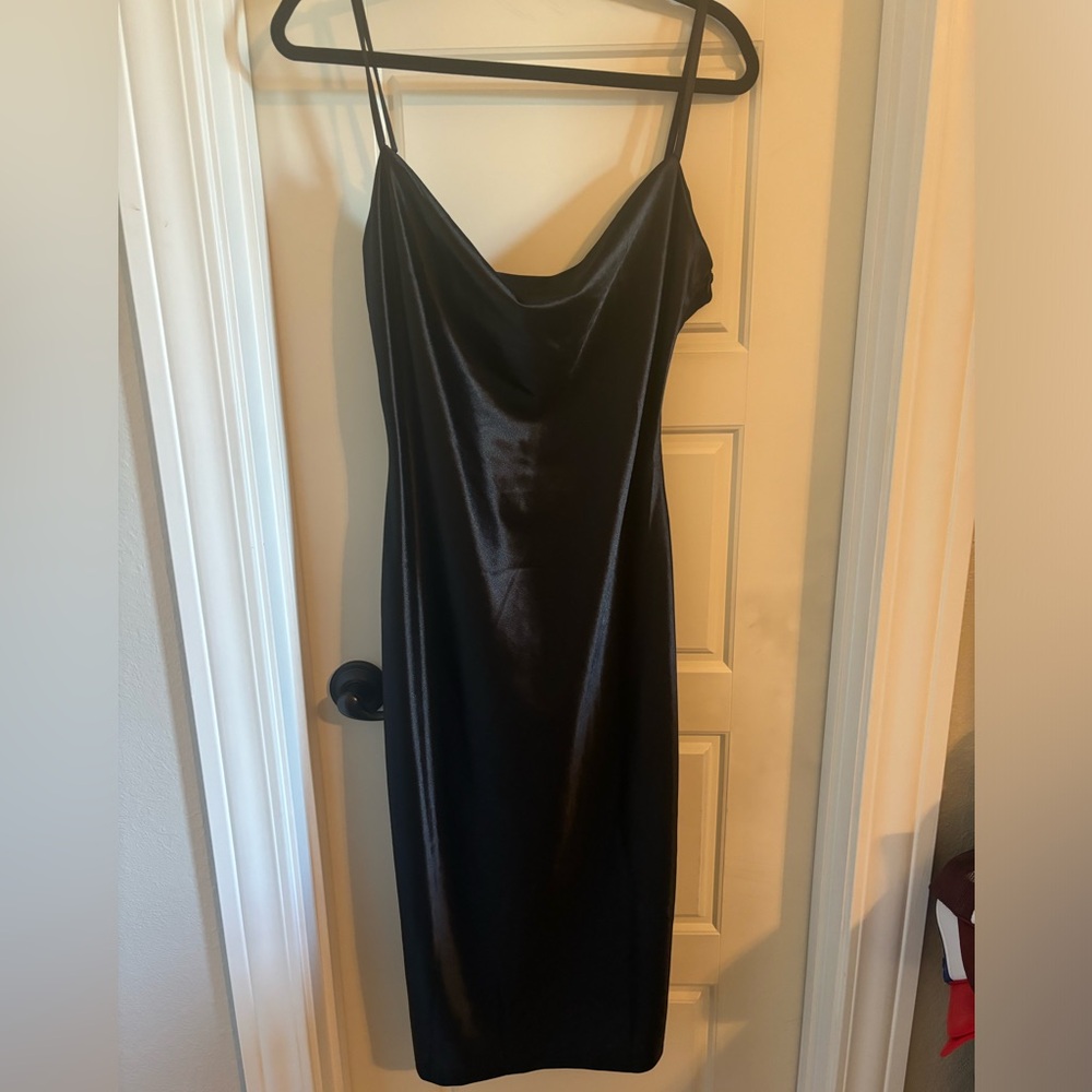 Satin slip dress